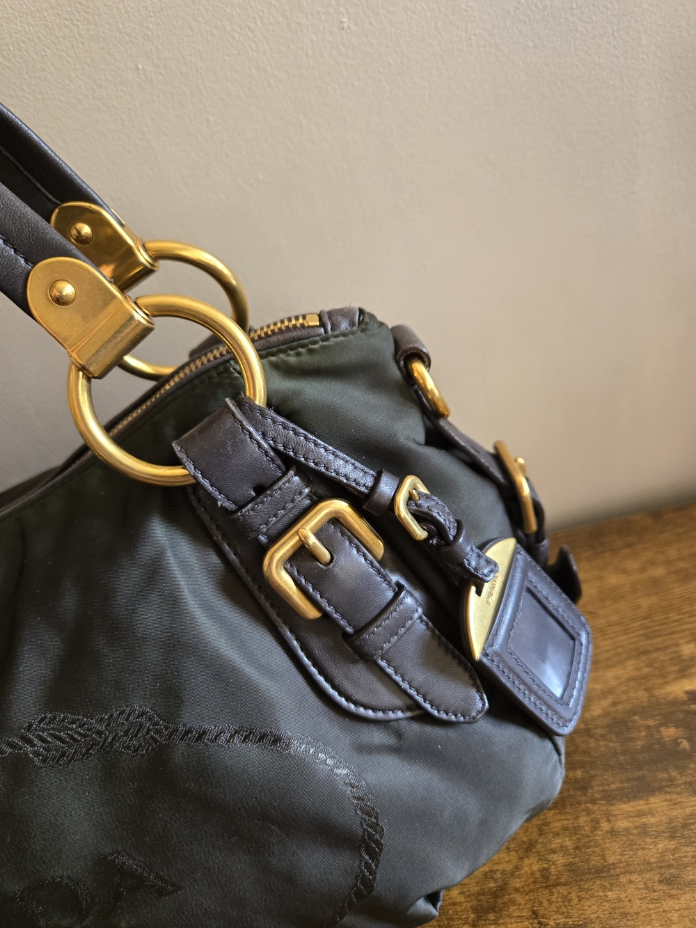 ❗️sold❗️Prada Black Soft Leather Shoulder Bag - Picture 14 of 16